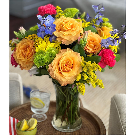 Bold & Bright – A Florist Original – DOMINO'S BLOOMS, Granbury TX