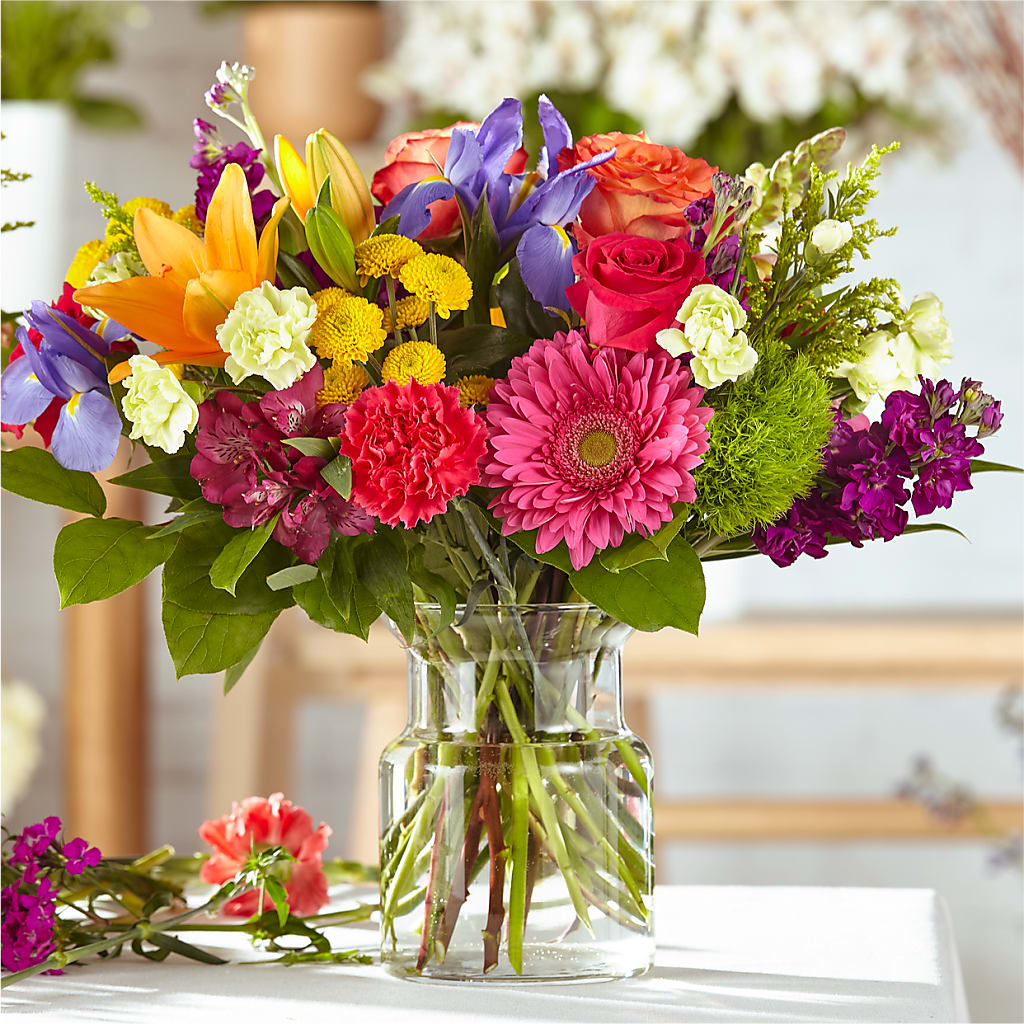 Bold & Bright – A Florist Original – DOMINO'S BLOOMS, Granbury TX