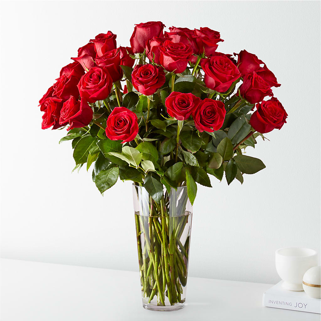 Long Stem Red Rose Bouquet – DOMINO'S BLOOMS, Granbury TX