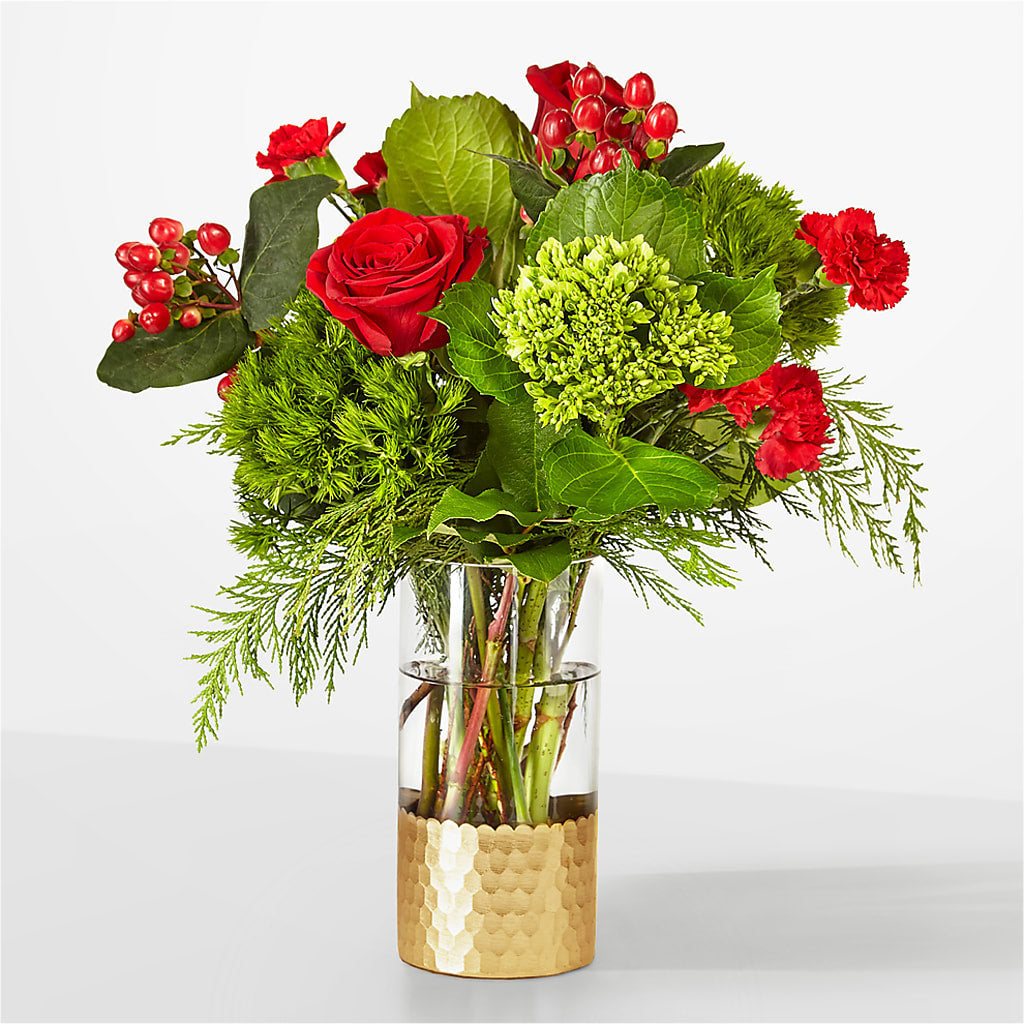 Plaid Throw Bouquet – DOMINO'S BLOOMS, Granbury TX