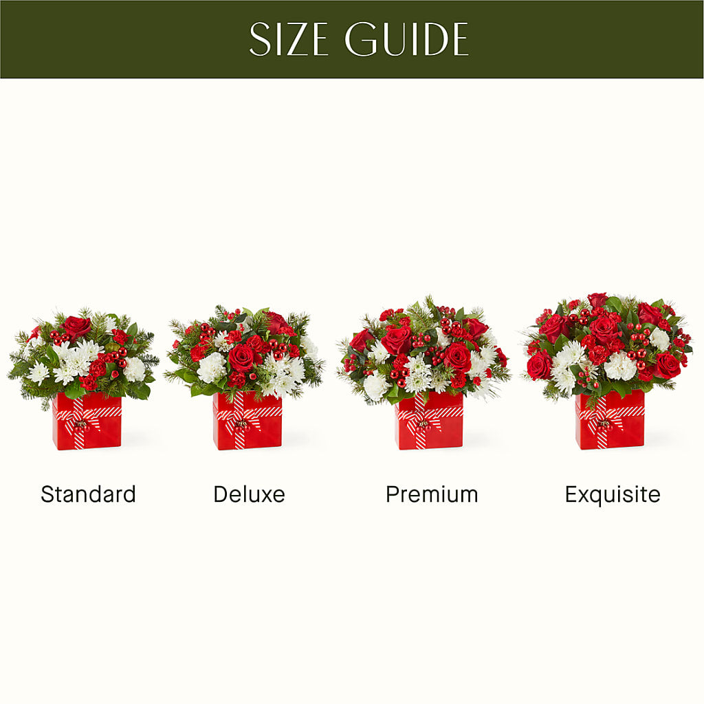 Presents Under the Tree Bouquet – DOMINO'S BLOOMS, Granbury TX