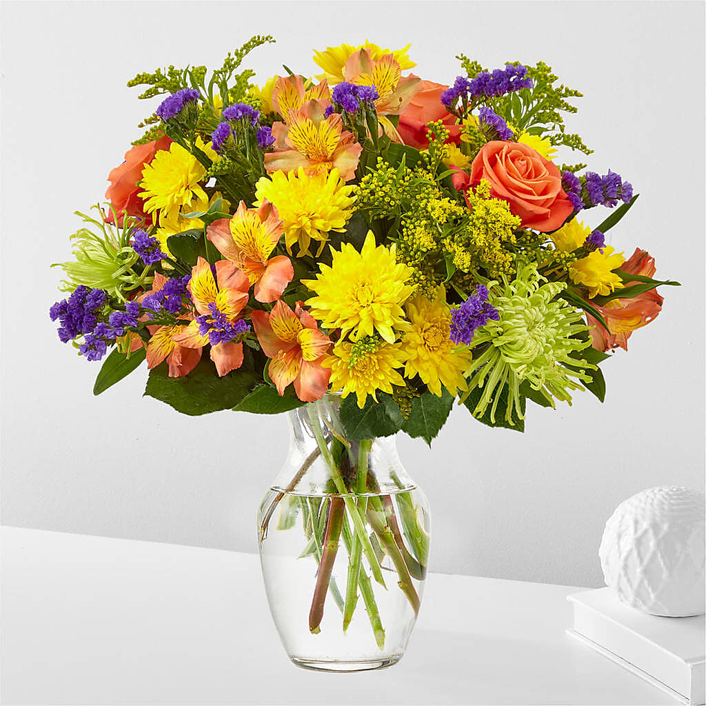Marmalade Skies Bouquet – DOMINO'S BLOOMS, Granbury TX