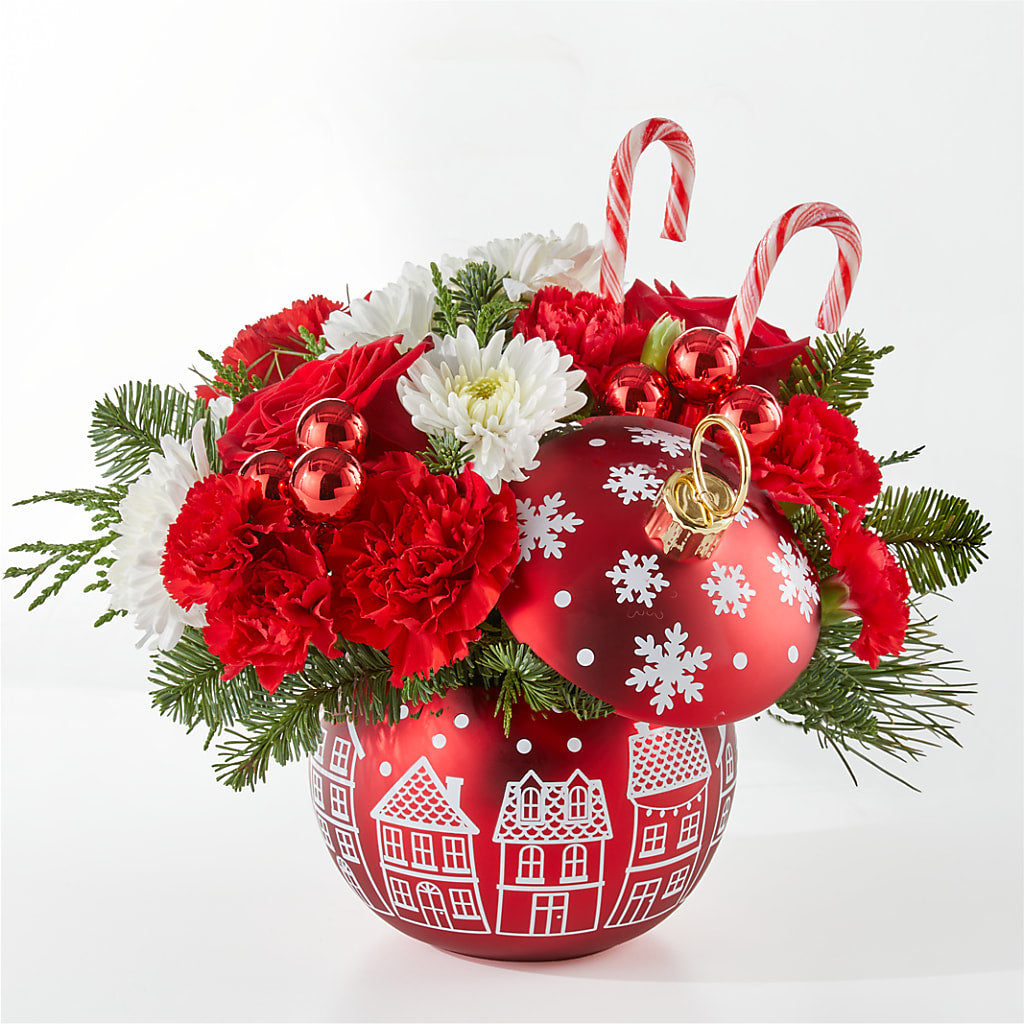 Cheer in the Air Ornament – DOMINO'S BLOOMS, Granbury TX