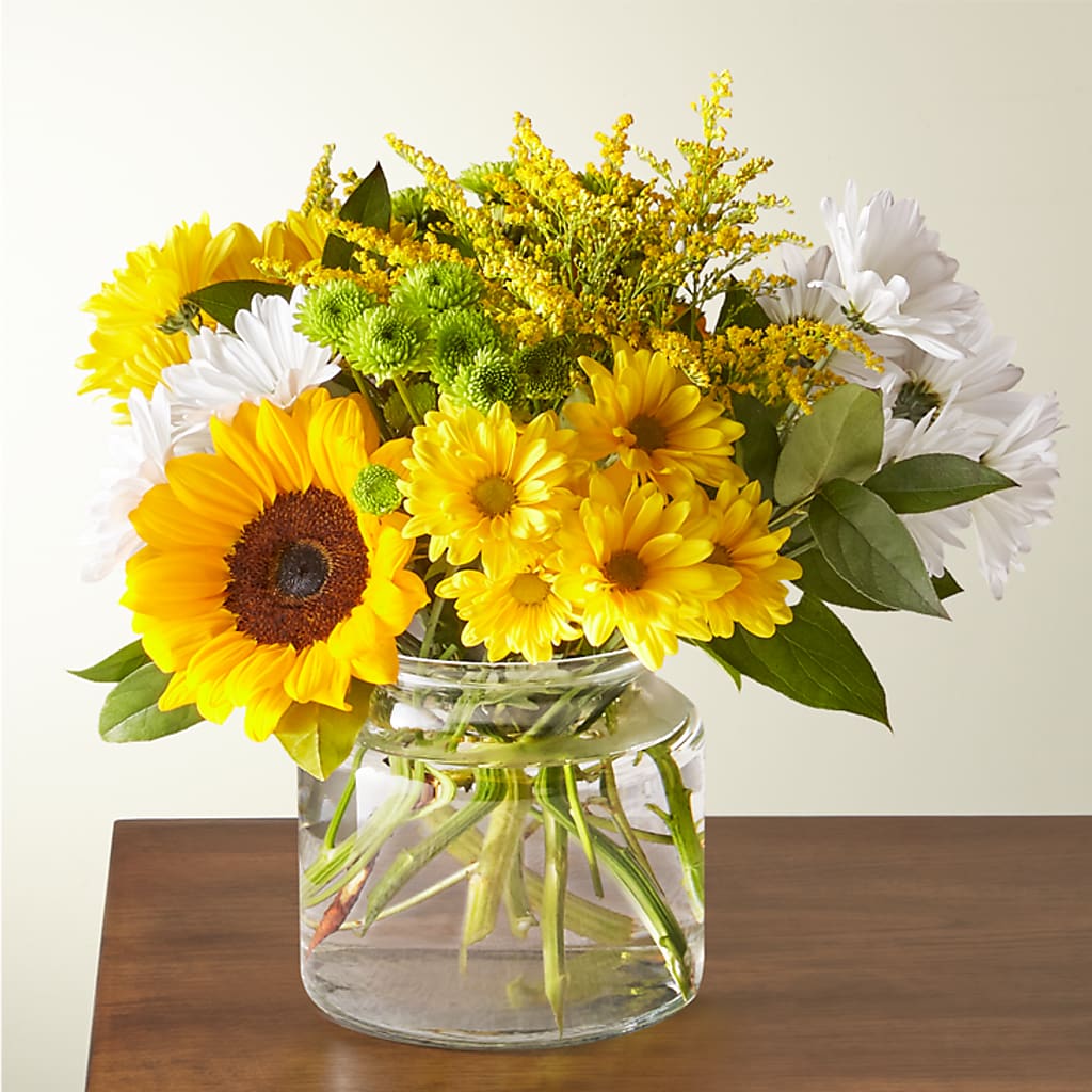 Hello Sunshine Bouquet – DOMINO'S BLOOMS, Granbury TX