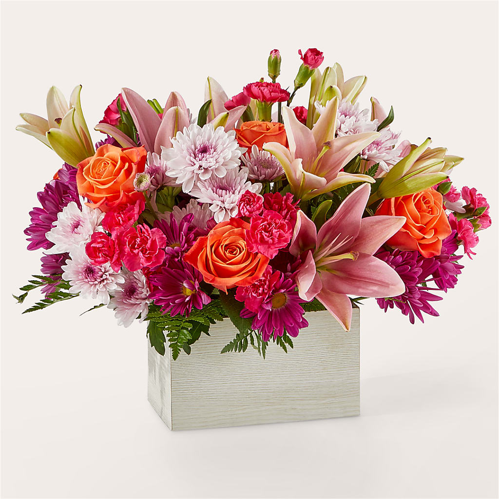 Light of My Life Box Bouquet – DOMINO'S BLOOMS, Granbury TX