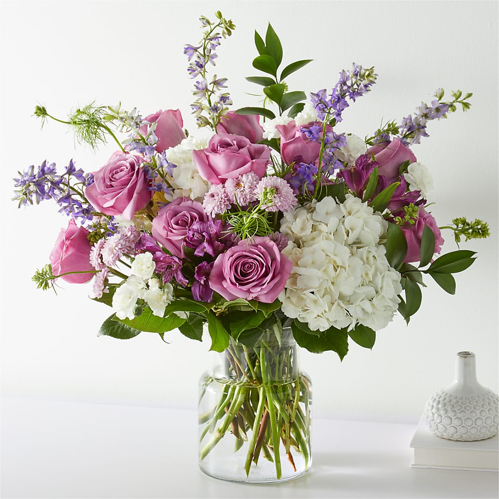 Violet Caress Bouquet – DOMINO'S BLOOMS, Granbury TX