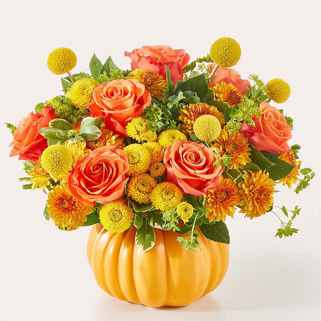 Gourdgeous Pumpkin – DOMINO'S BLOOMS, Granbury TX