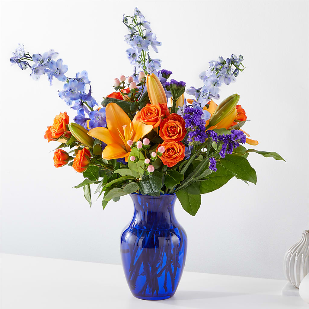 Radiant Citrus Bouquet – DOMINO'S BLOOMS, Granbury TX