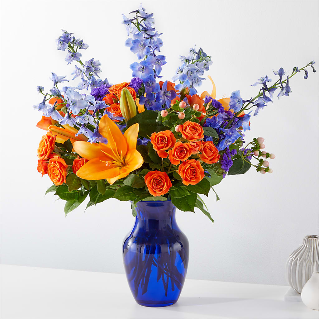 Radiant Citrus Bouquet – DOMINO'S BLOOMS, Granbury TX