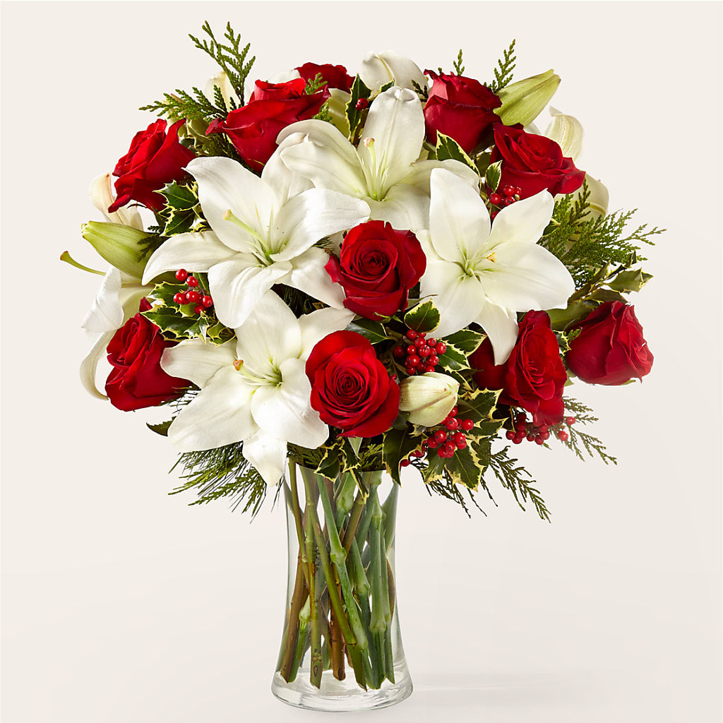Sparkling Snowflakes Bouquet – DOMINO'S BLOOMS, Granbury TX