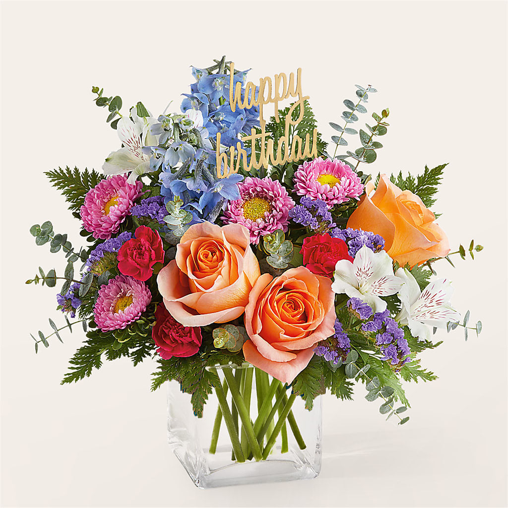 Birthday Bash Bouquet – DOMINO'S BLOOMS, Granbury TX