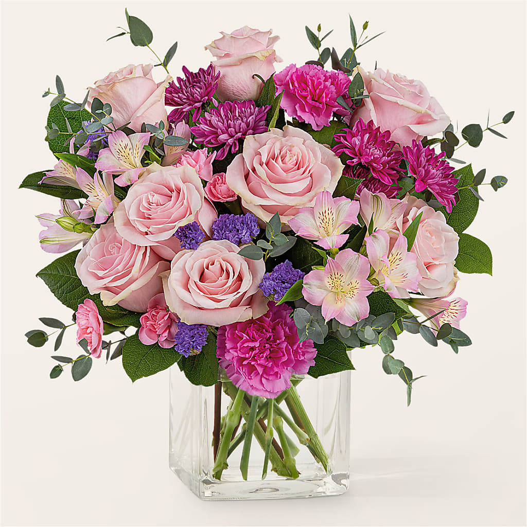 Rosy Radiance Bouquet – DOMINO'S BLOOMS, Granbury TX
