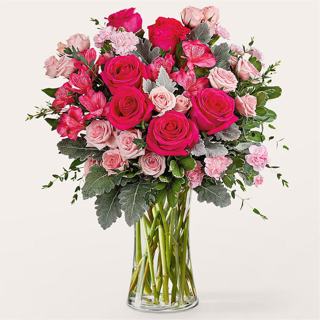 Tickled Pink Bouquet – DOMINO'S BLOOMS, Granbury TX