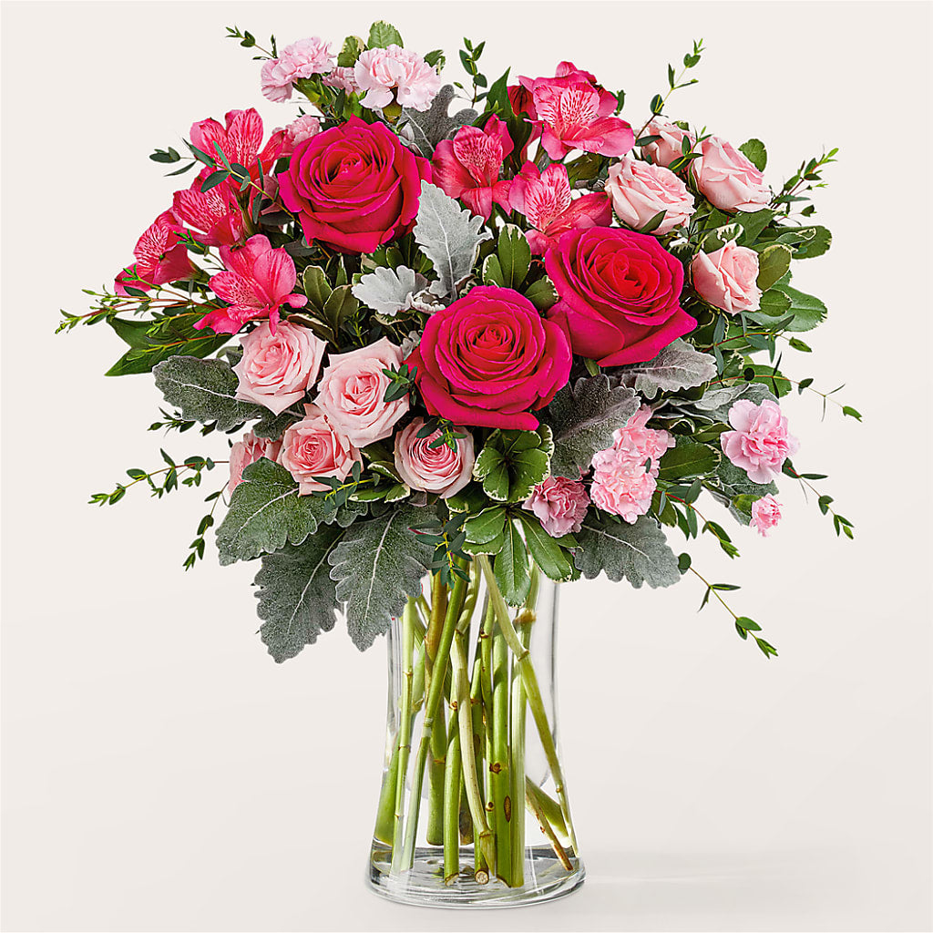 Tickled Pink Bouquet – DOMINO'S BLOOMS, Granbury TX
