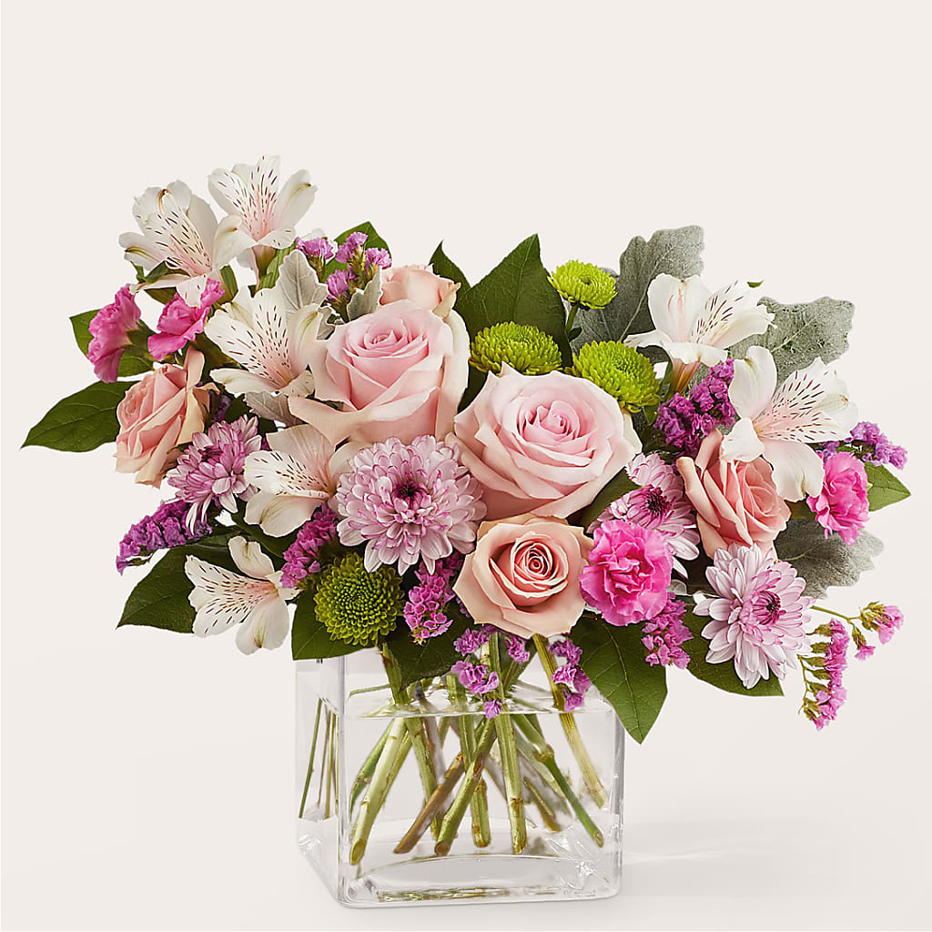 Pink Suede Bouquet – DOMINO'S BLOOMS, Granbury TX