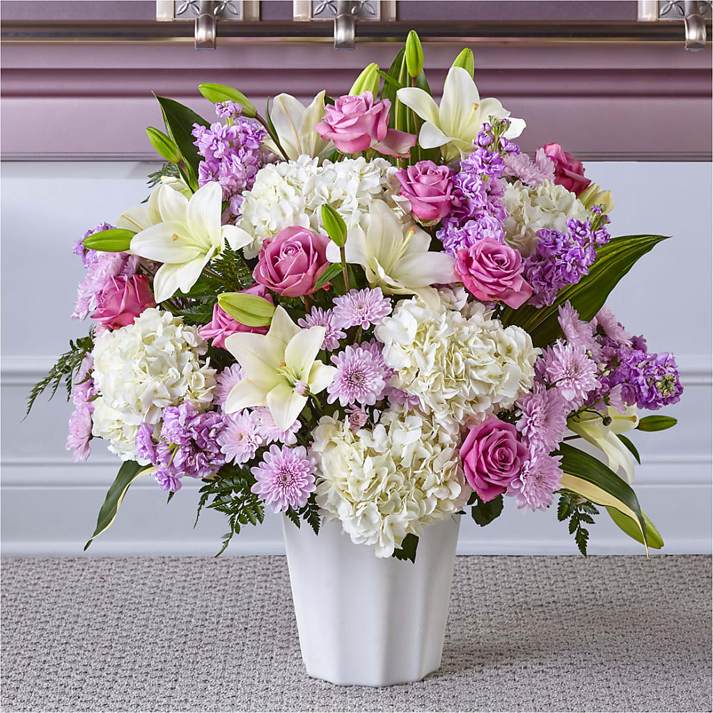 Heaven Sent Floor Basket – DOMINO'S BLOOMS, Granbury TX