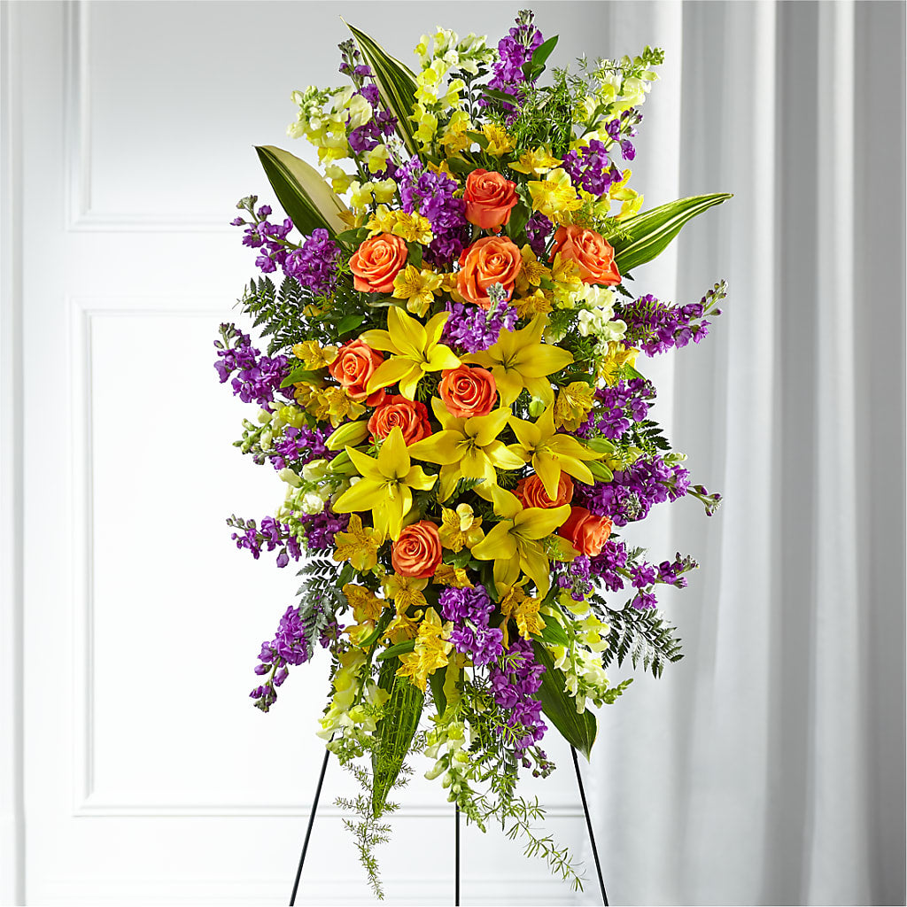 Thoughtful Prayers Standing Spray – DOMINO'S BLOOMS, Granbury TX