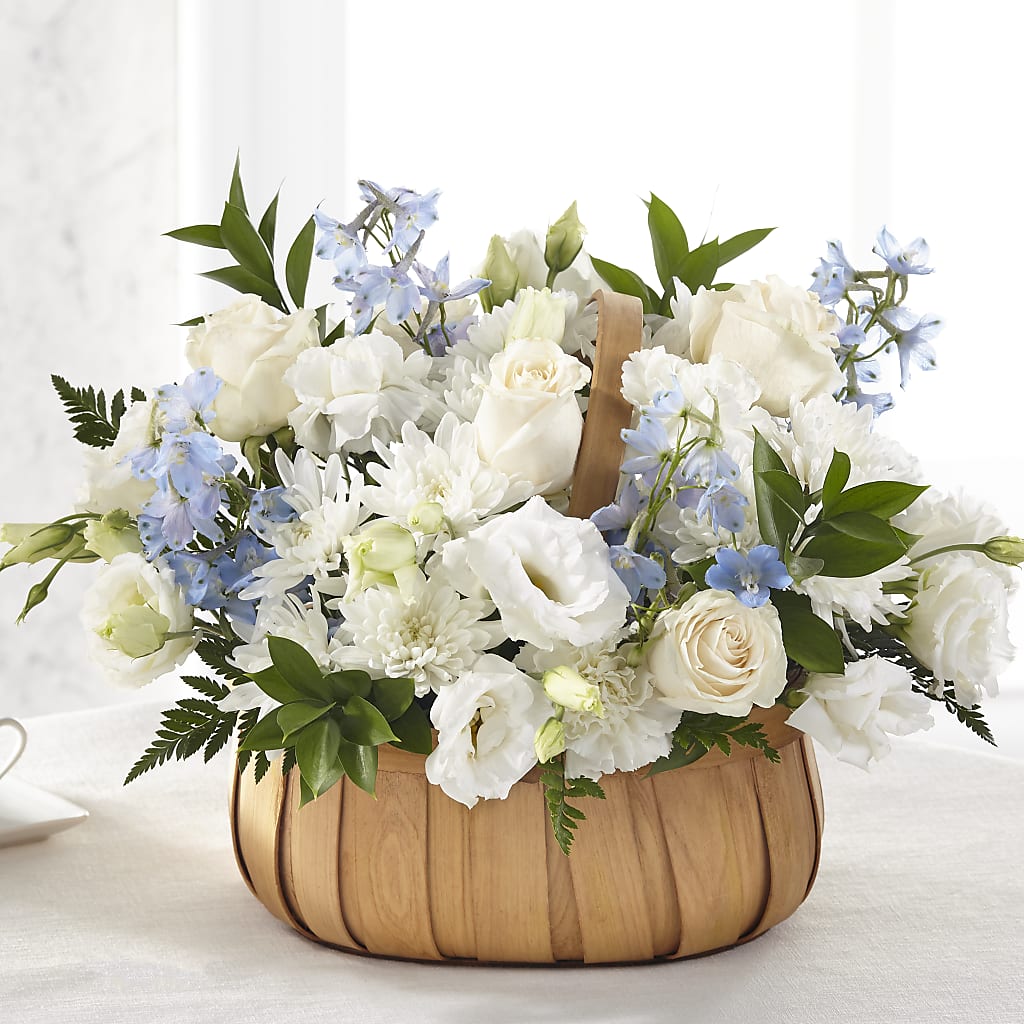 Sincerely Heartfelt Basket – DOMINO'S BLOOMS, Granbury TX