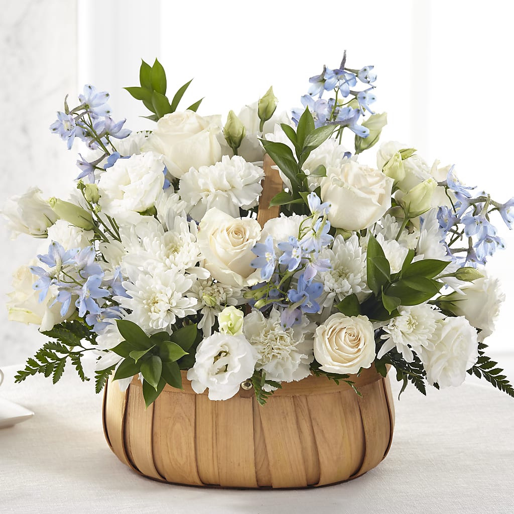 Sincerely Heartfelt Basket – DOMINO'S BLOOMS, Granbury TX