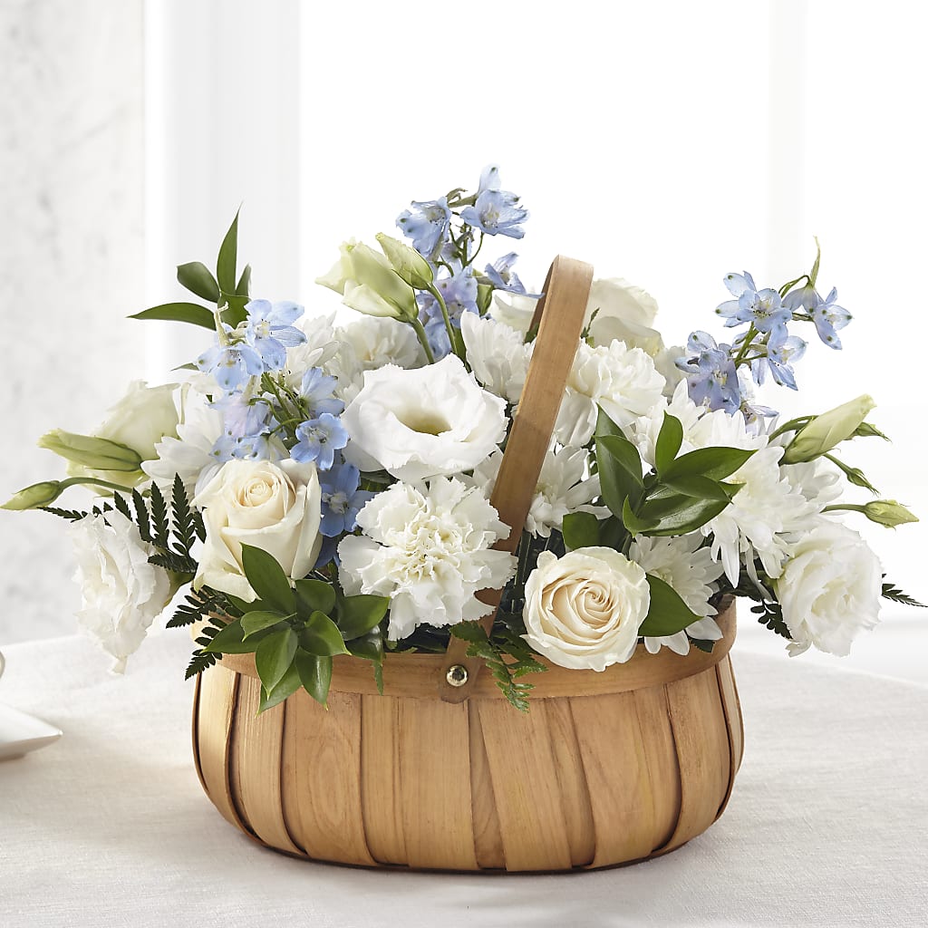Sincerely Heartfelt Basket – DOMINO'S BLOOMS, Granbury TX