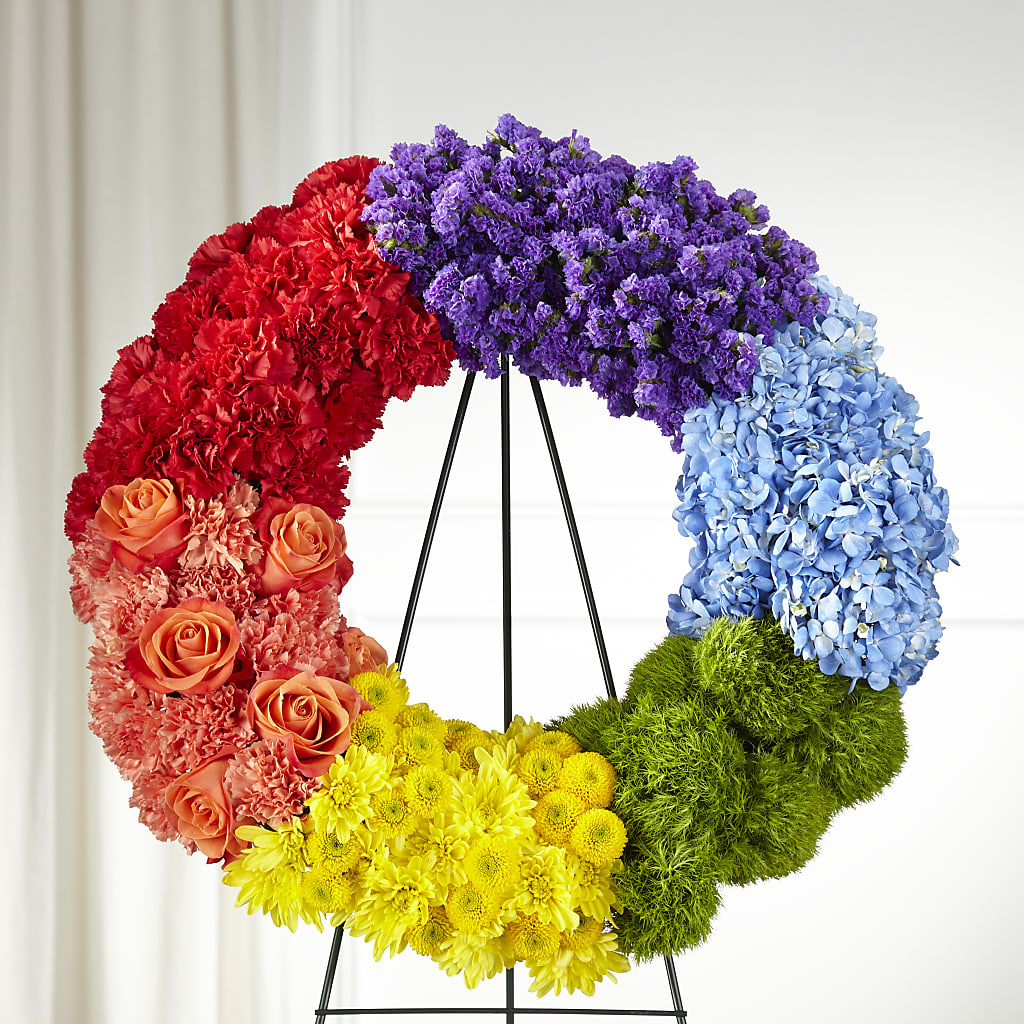 Circle of Love Wreath – DOMINO'S BLOOMS, Granbury TX