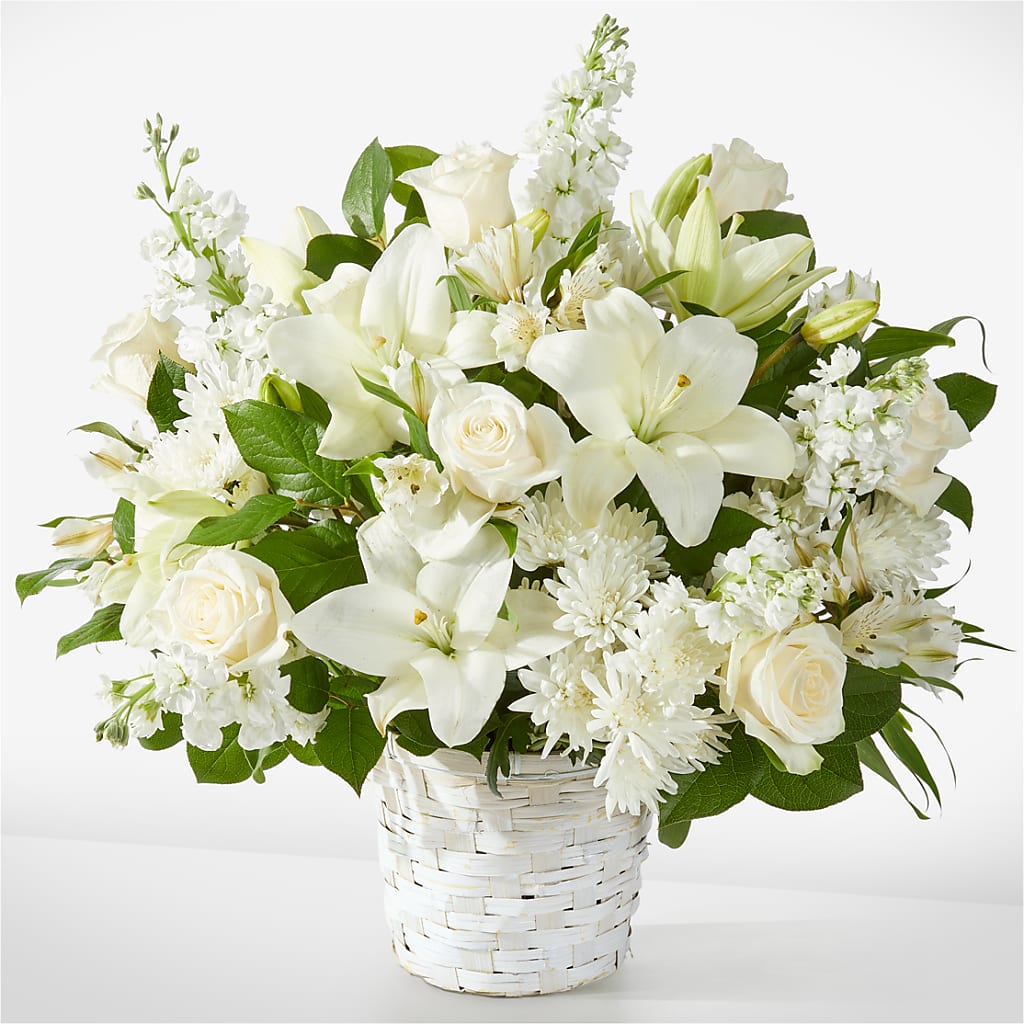 Peaceful Reflections Arrangement – DOMINO'S BLOOMS, Granbury TX