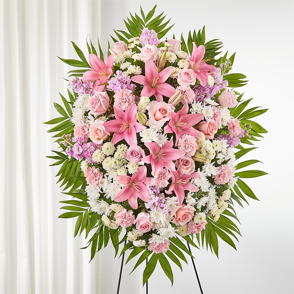 Offering Solace Standing Spray – DOMINO'S BLOOMS, Granbury TX