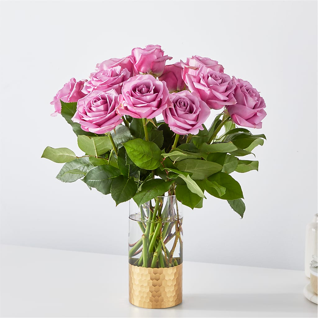 Secret Admirer Lavender Rose Bouquet – DOMINO'S BLOOMS, Granbury TX