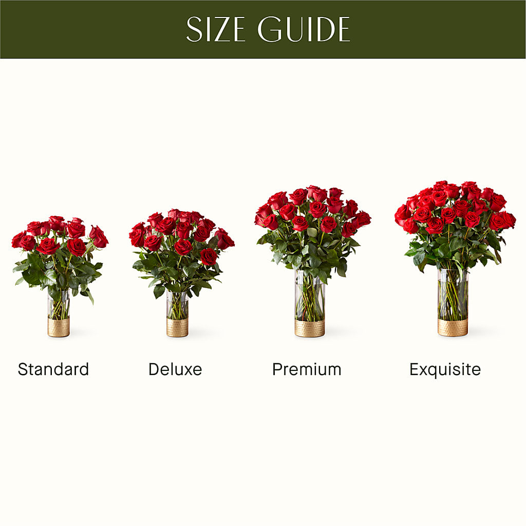 Classic Love Red Rose Bouquet – DOMINO'S BLOOMS, Granbury TX