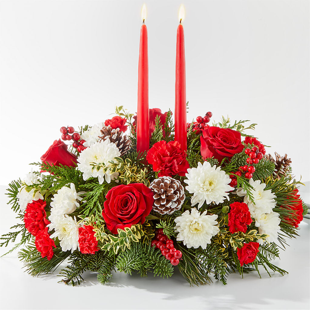 Holiday Soiree Centerpiece – DOMINO'S BLOOMS, Granbury TX