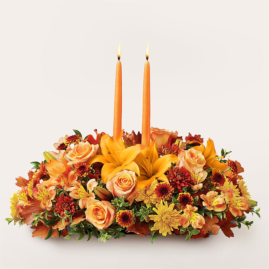 Traditions Centerpiece – DOMINO'S BLOOMS, Granbury TX