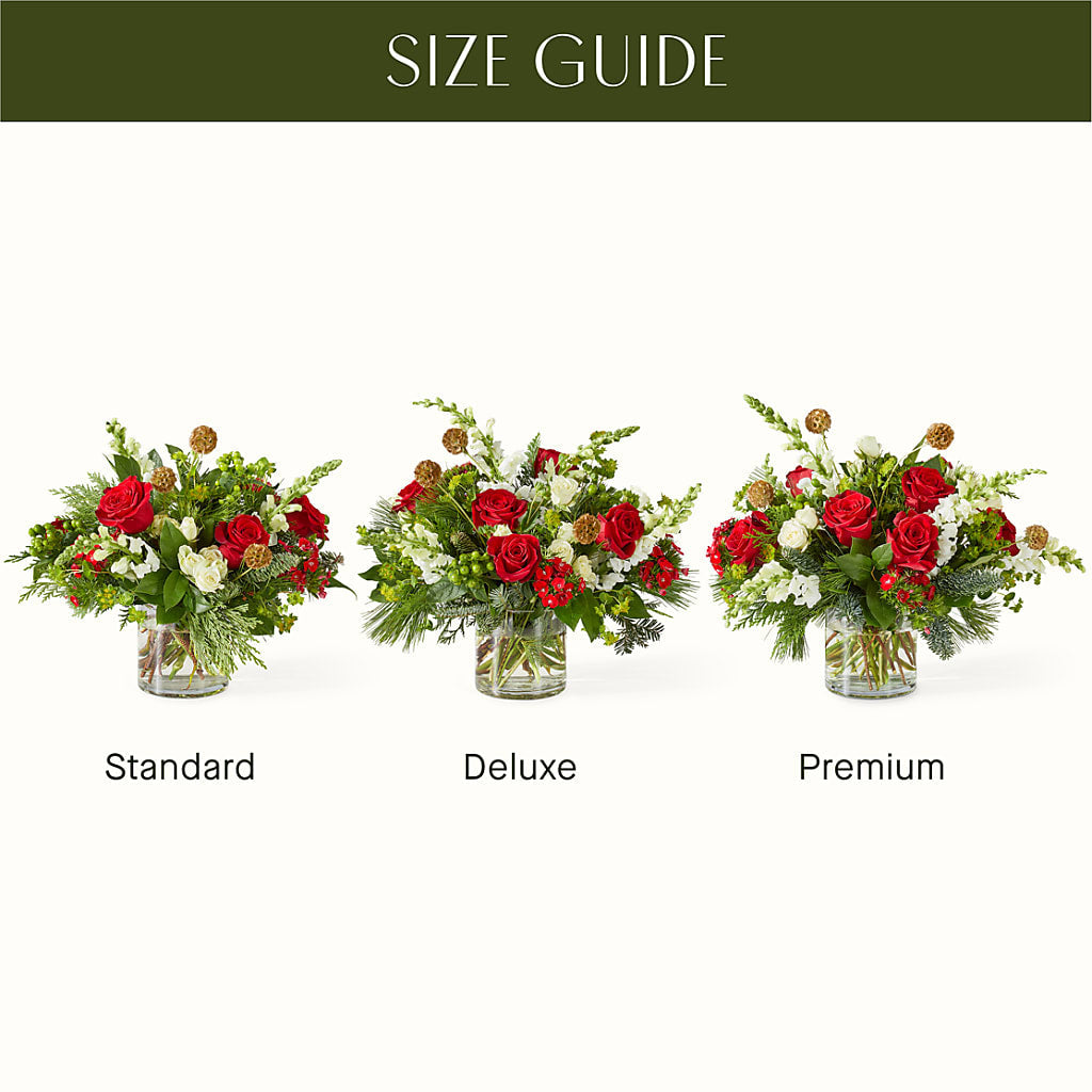 Deck the Halls Bouquet – DOMINO'S BLOOMS, Granbury TX