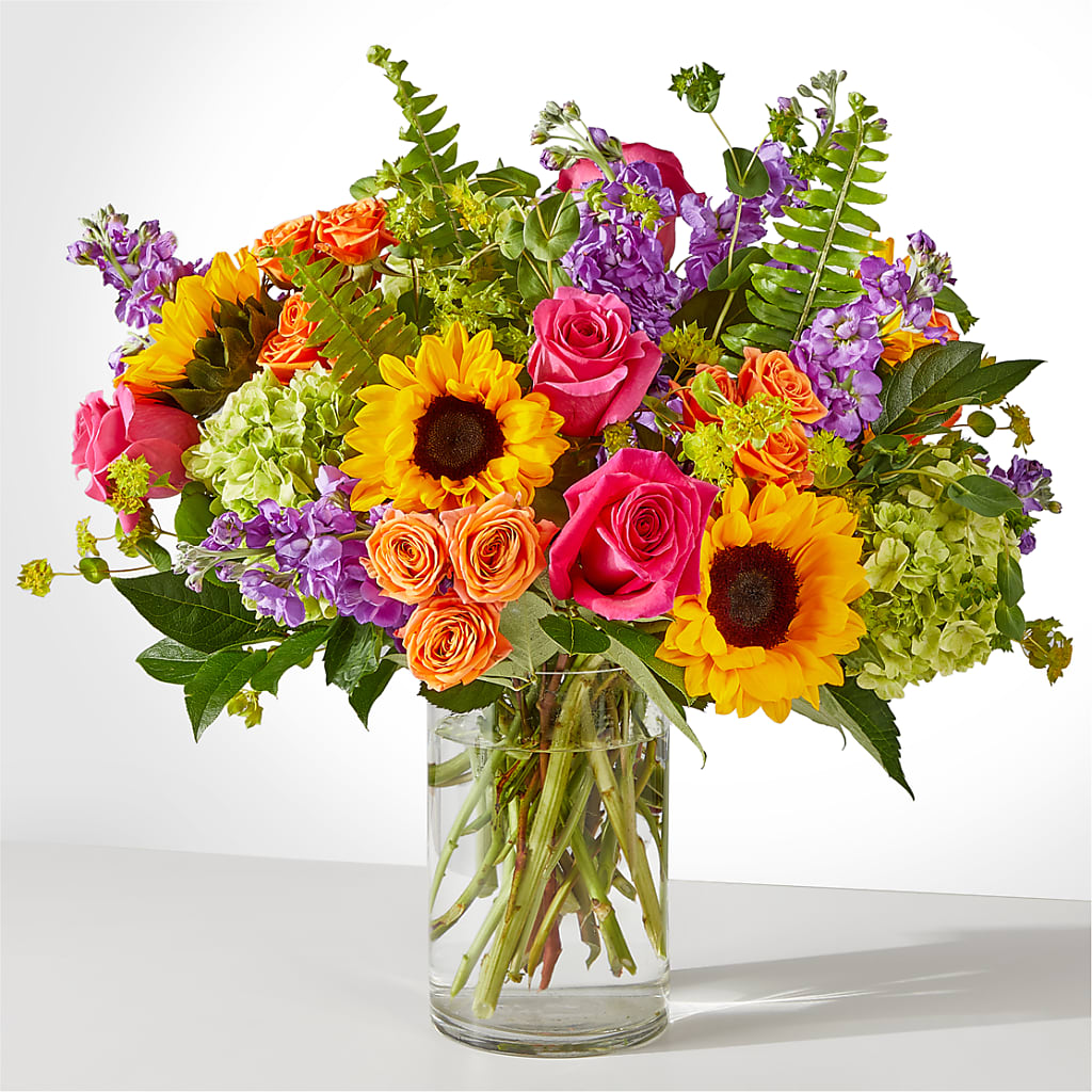 Vibrant Greetings Bouquet – DOMINO'S BLOOMS, Granbury TX