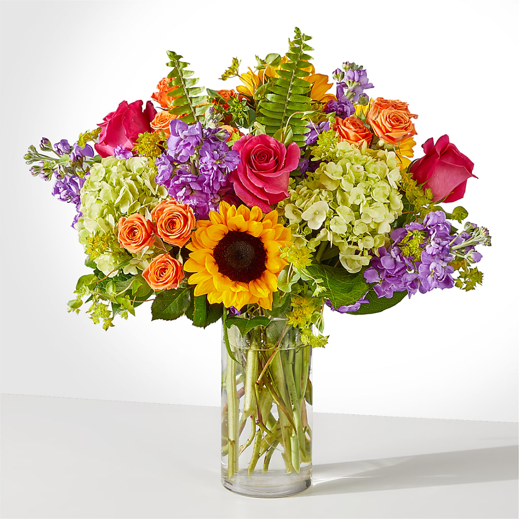Vibrant Greetings Bouquet – DOMINO'S BLOOMS, Granbury TX