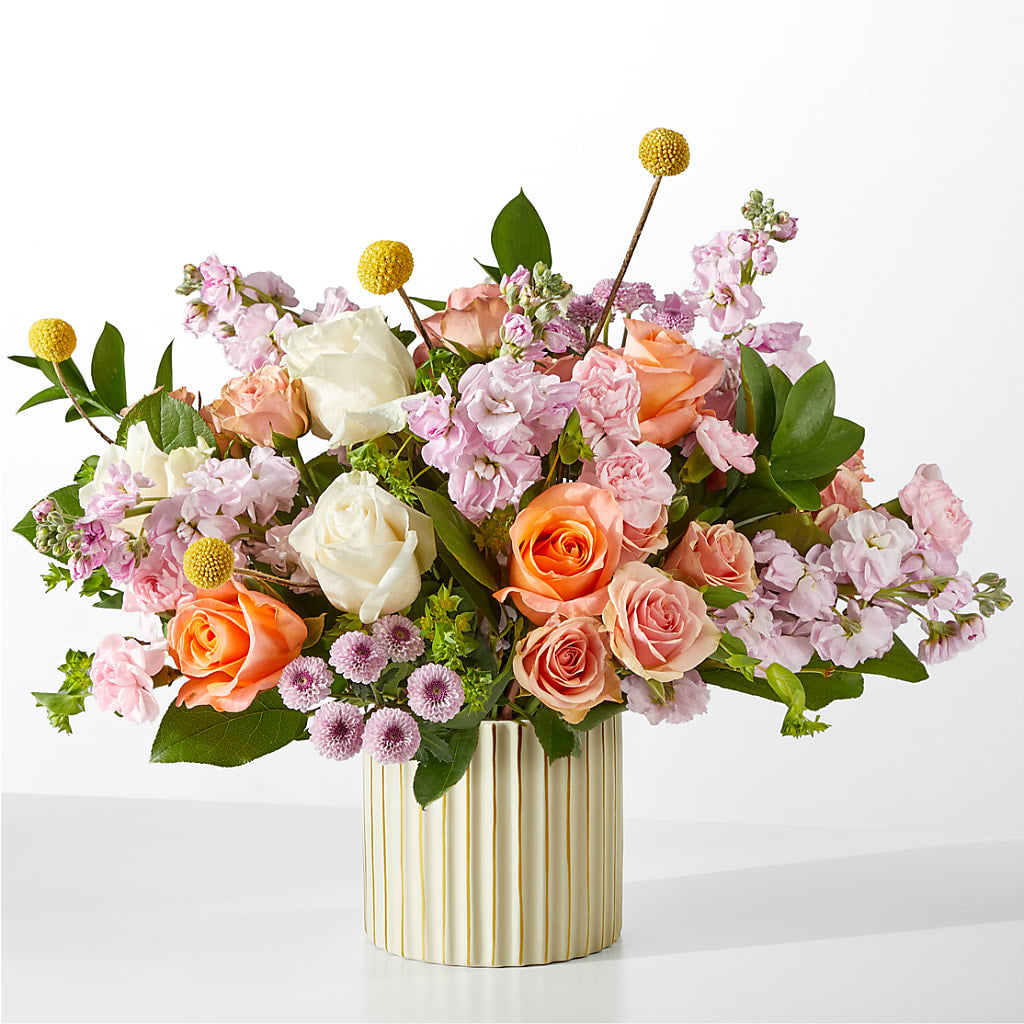 French Market Bouquet with Ivory Vase – DOMINO'S BLOOMS, Granbury TX