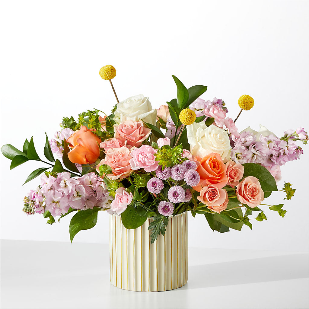 French Market Bouquet with Ivory Vase – DOMINO'S BLOOMS, Granbury TX