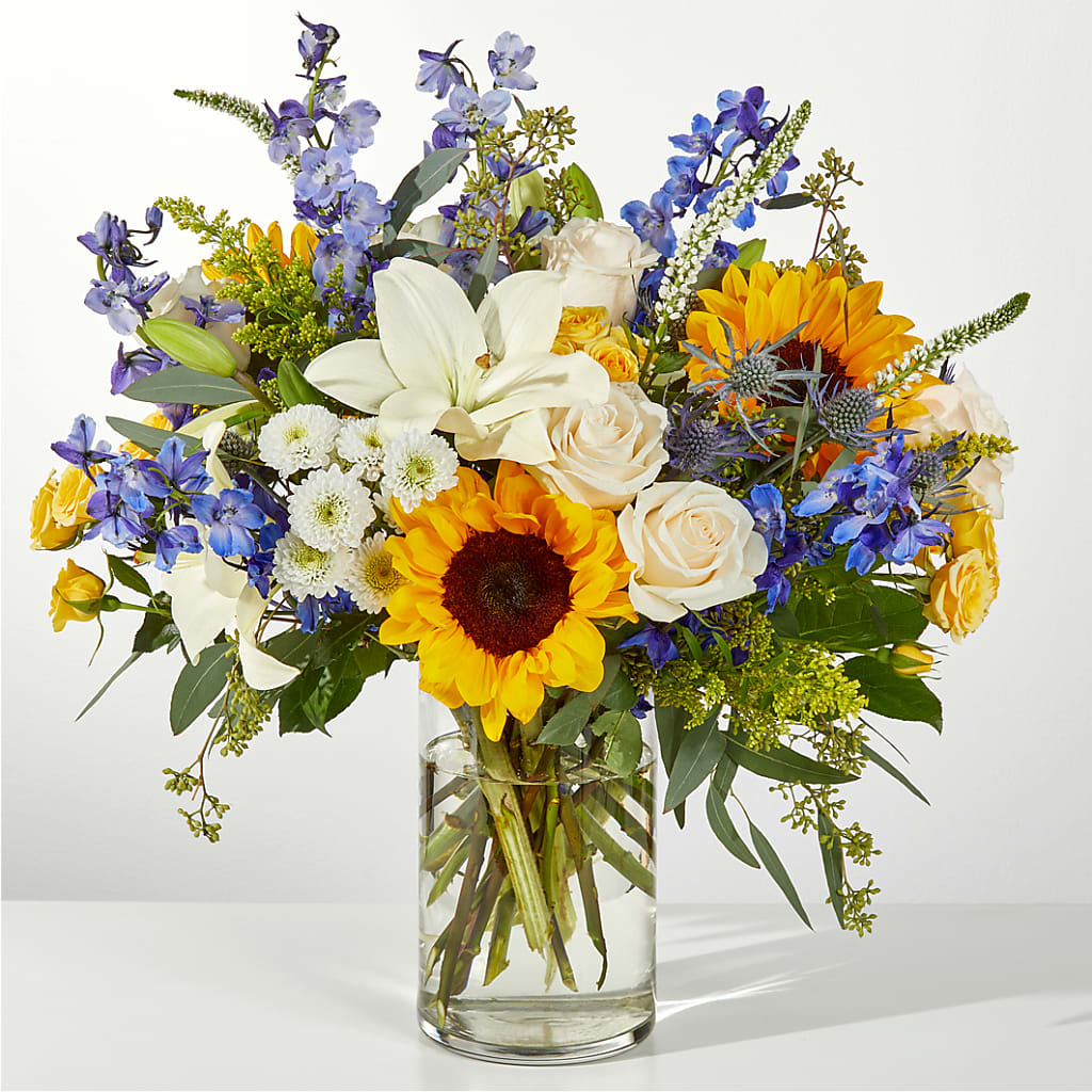 Wonderfully Sunny Bouquet – DOMINO'S BLOOMS, Granbury TX
