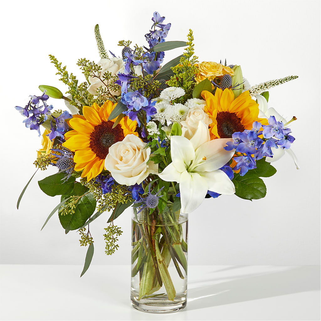 Wonderfully Sunny Bouquet – DOMINO'S BLOOMS, Granbury TX