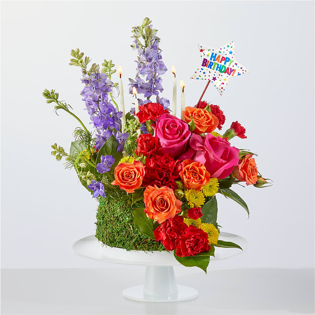 Best Year Yet Floral Cake – DOMINO'S BLOOMS, Granbury TX