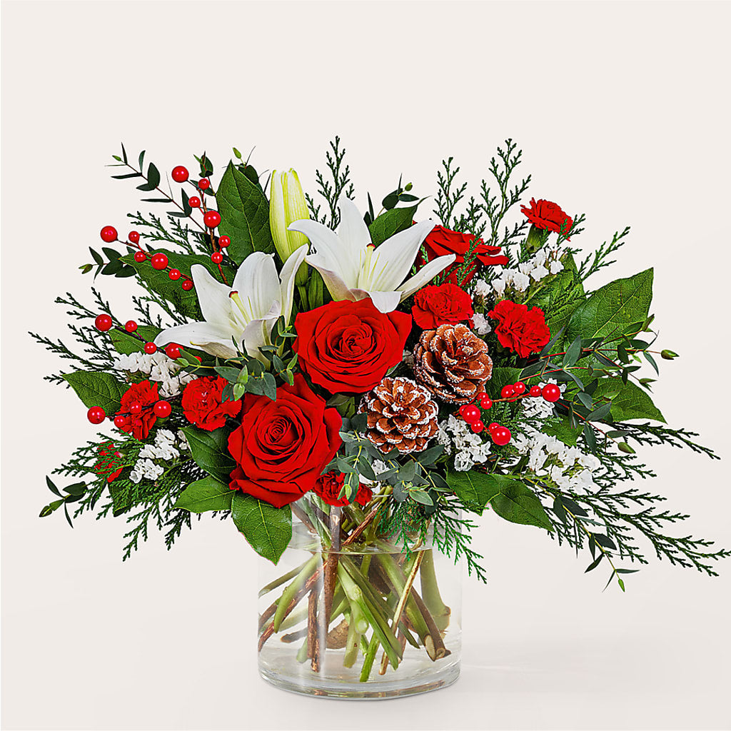 Best in Snow Bouquet – DOMINO'S BLOOMS, Granbury TX