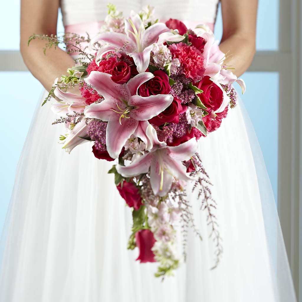 Lily & Rose Bouquet – DOMINO'S BLOOMS, Granbury TX