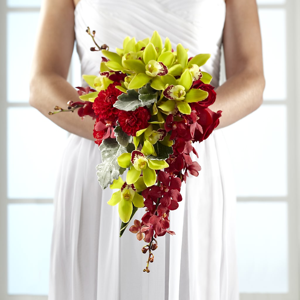 Elegant Orchid Bouquet – DOMINO'S BLOOMS, Granbury TX