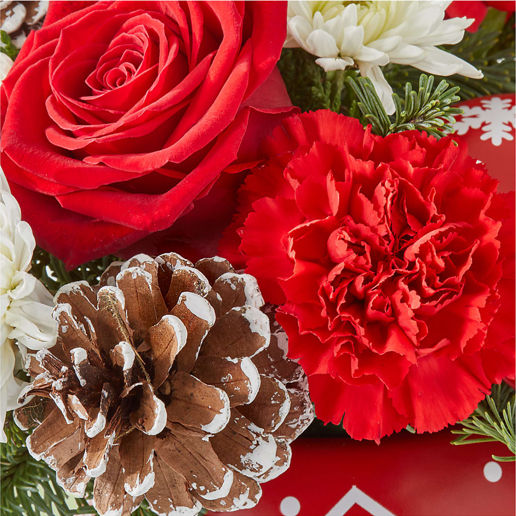 Christmas Village Ornament – DOMINO'S BLOOMS, Granbury TX