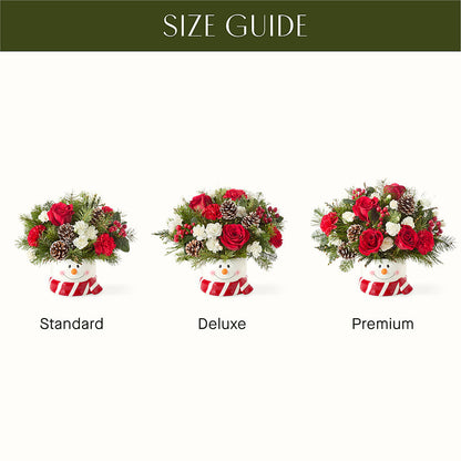 Jolly Snowman Bouquet – DOMINO'S BLOOMS, Granbury TX
