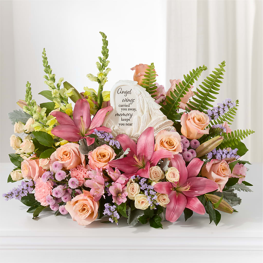 Gentle Light Arrangement – DOMINO'S BLOOMS, Granbury TX