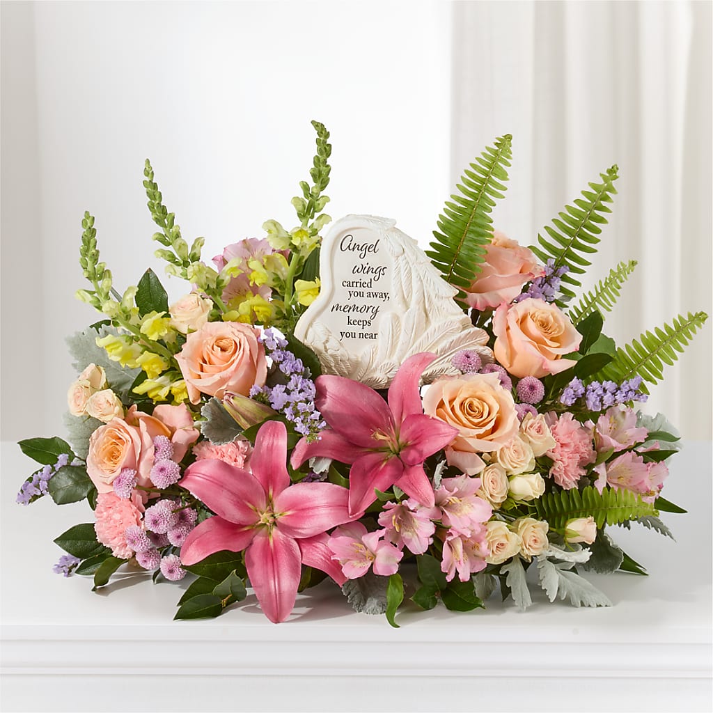 Gentle Light Arrangement – DOMINO'S BLOOMS, Granbury TX