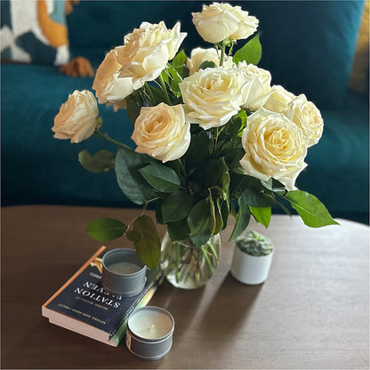 Long Stem Yellow Rose Bouquet – DOMINO'S BLOOMS, Granbury TX