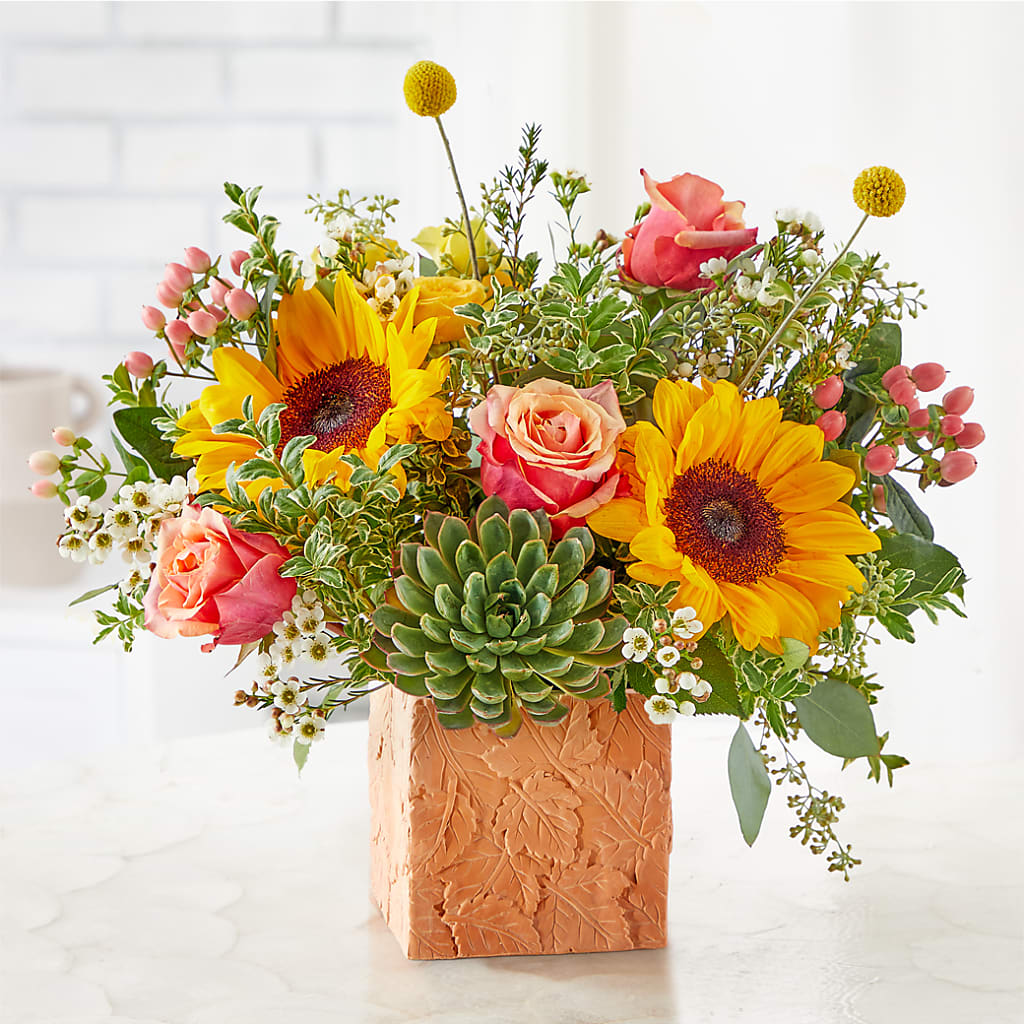 Sunflower Season Bouquet – DOMINO'S BLOOMS, Granbury TX