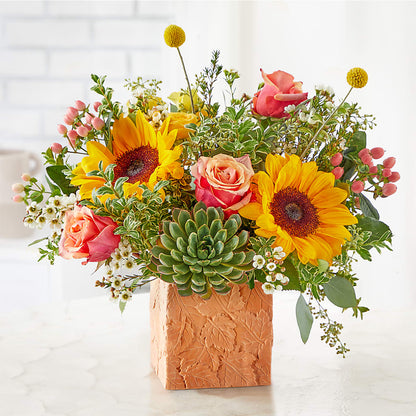 Sunflower Season Bouquet – DOMINO'S BLOOMS, Granbury TX