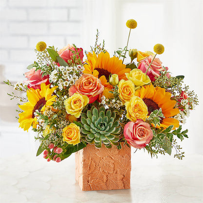 Sunflower Season Bouquet – DOMINO'S BLOOMS, Granbury TX